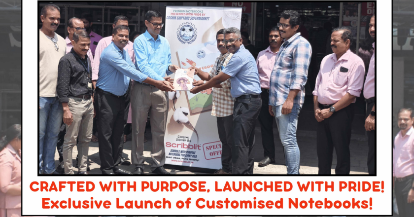 Scribblit Partners with Cochin Shipyard Employees’ Consumer Co-operative Society Ltd. to Launch Exclusive Customised Notebooks