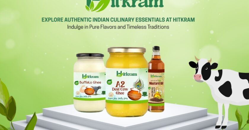 Hitkram ,A2 Desi Cow Ghee: Rediscover the True Taste of India with Authentic Culinary Essentials.