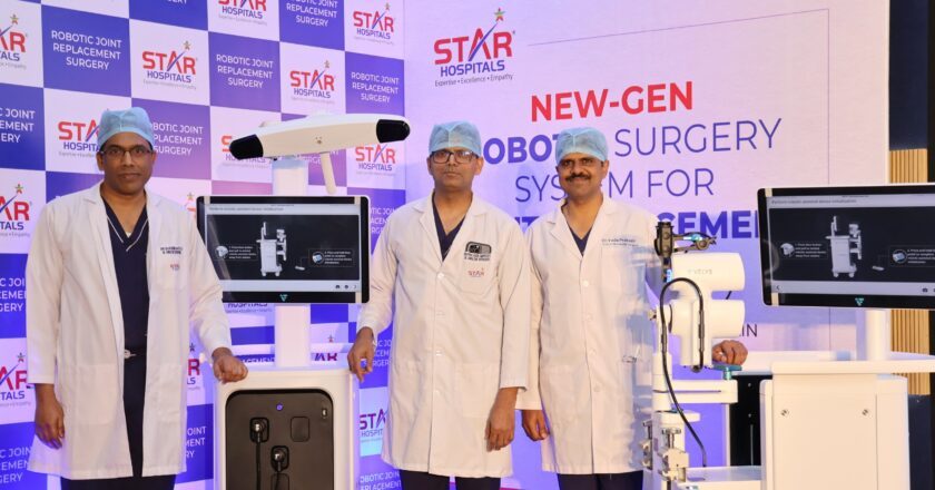 STAR Hospitals, Nanakramguda Launches New-Gen Robotic Surgery System for Joint Replacement Surgery