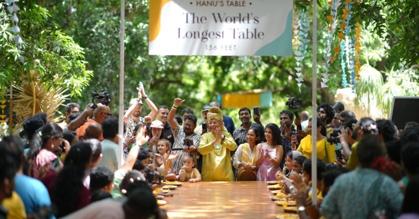 HanuReddyMangoTourism 2025:India’sMangoStoryStartsHereTheExperienceThe Great Mango Festival returns for its 2025 edition, curated by Hanu Reddy Mango Tourism, with a series of vibrant celebrations on June 1st, 8th, 15th, and 22nd. Set within the heart of the 70-year-oldHanuReddyRaghavaFarms,thiseventofferstheperfectsummerescapejust30km from Chennai. A lush mango orchard, a 156-foot-long community table, and over 25 immersive experiences await guests of all ages.Mangoloversandfamiliescanindulgeinamango-infusedbreakfastunderthemangotrees,play traditional games, enjoy hands-on farm life, explore crafts, and shop at a curated mini market promoting sustainable brands. The festival is more than an event—it’s a celebration of culture, tradition, and India’s beloved king of fruits.VisionAtthecoreofHanuReddyMangoTourismisapowerfulpurpose:Topromotemangotourismof India by creating meaningful, experience-driven opportunities that generate economic value for farmers—offering globally sought-after farm experiences in addition to selling their produce.MissionAtHanuReddyMangoTourism,we’reonaheartfeltmissiontosharethemagicofIndia’s mango with the world—through joyful, thoughtfully curated experiences that honor our traditions, embrace sustainability, and celebrate community. Hanu’sTable:TheWorld’sHappiestTableCraftedfromtreesfelledbyCycloneVardahin2016,the156-ft-longtablesymbolizesresilience, community, and creativity. Nestled beneath the orchard canopy, it invites strangers and friends alike to dine, bond, and celebrate together. FestivalHighlightsMangoliciousBreakfast