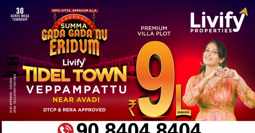Livify Doubles Down in Veppampattu: Launches Tidel Highway & Tidel Town with Actress Chandini Tamilarasan as Brand Ambassador