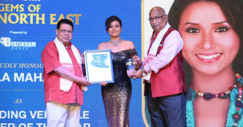 Assamese Cine Star Urmila Mahanta Clinches ‘Outstanding Versatile Performer of the Year’ award by Times Network