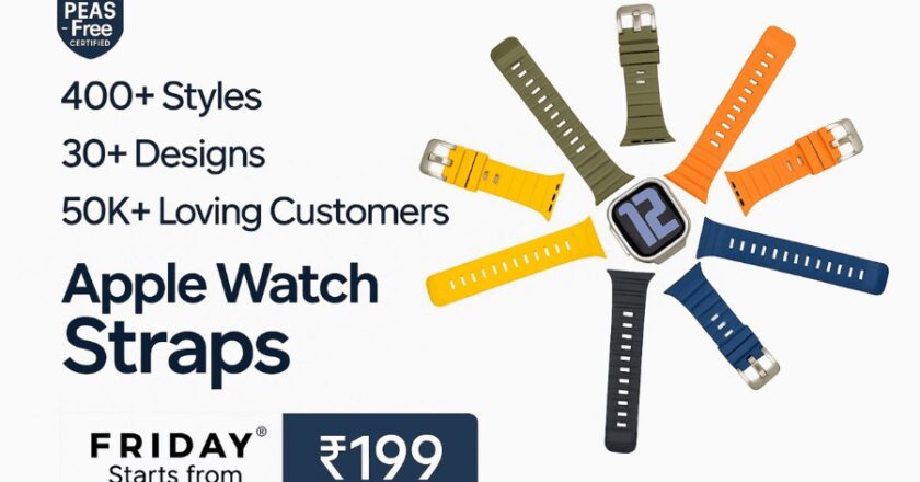 Premium FKM Apple Watch Straps Now in India. PFAS-Free, Built to Last | FridayStyle.in
