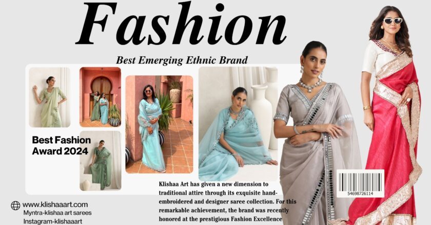 Klishaa Art is Winning Hearts with its Hand-Embroidered Designer Sarees for the Modern Indian Woman