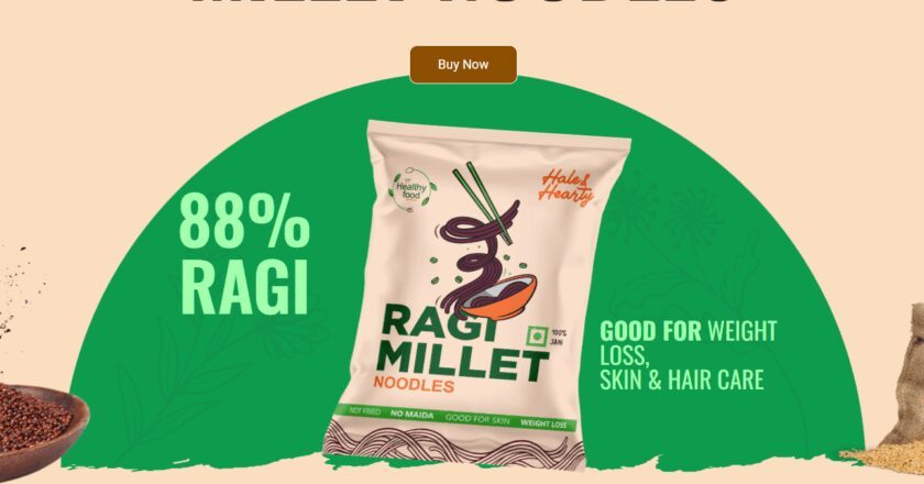 Sundried, Supercharged & Seriously Tasty That’s Hale & Hearty Ragi Noodles !