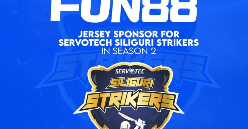 FUN88 India Announced as Jersey Sponsor for Servotech Siliguri Strikers in Season 2 of Bengal Pro T20 League