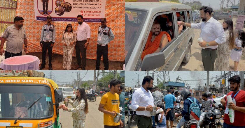 Stiff Security General Services Private Limited’s Noble Chilled Rooh Afza Milk Sharbat Service Touches 10,000 Lives