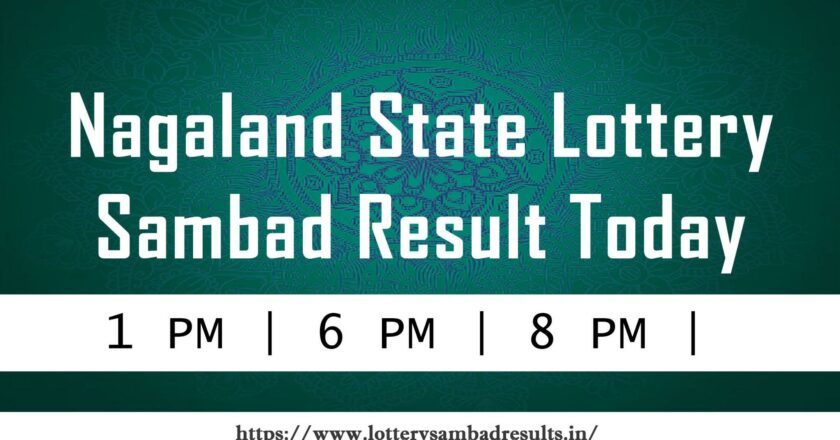 Nagaland State Lottery Offers Daily Jackpots of ₹1 Crore – Draws at 1 PM, 6 PM, and 8 PM