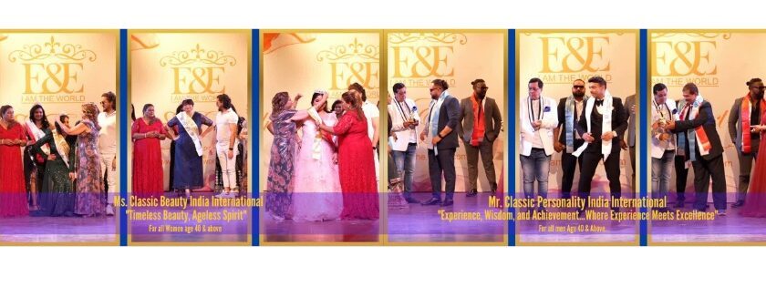 Mr. and Ms. Exclusive and Extraordinary – I am the world” Pageant for Middle age and Senior citizens in India and worldwide