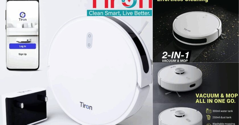 Tiron Launches Portable Automated Robot Vacuum Cleaner