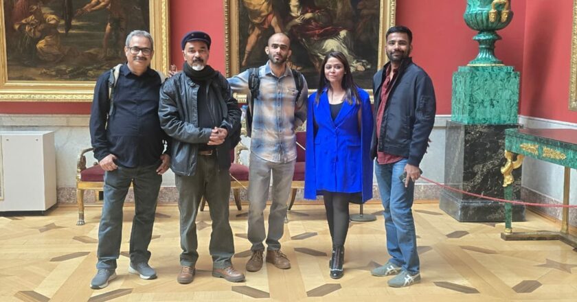 “Cultural Odyssey: Indian Artists Discover Russia’s Artistic Treasures”