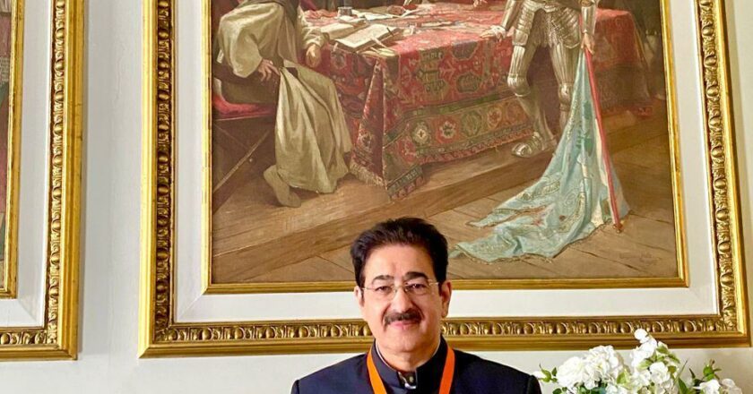 Edinburgh Salutes Indian Visionary Dr. Sandeep Marwah at Global Leadership Conclave