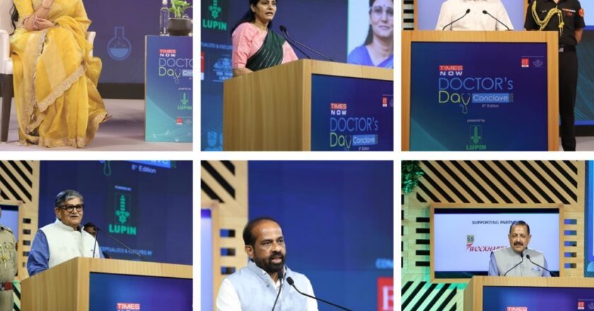 Smt. Anupriya Singh Patel Highlights 39% Cut in Out-of-Pocket Health Costs, Unveils Vision 2047 at Times Now Doctors’ Day Conclave
