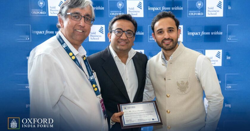 Oxford India Forum Recognizes Varun Chaudhary as a Transformative South Asian Leader at Oxford Saïd