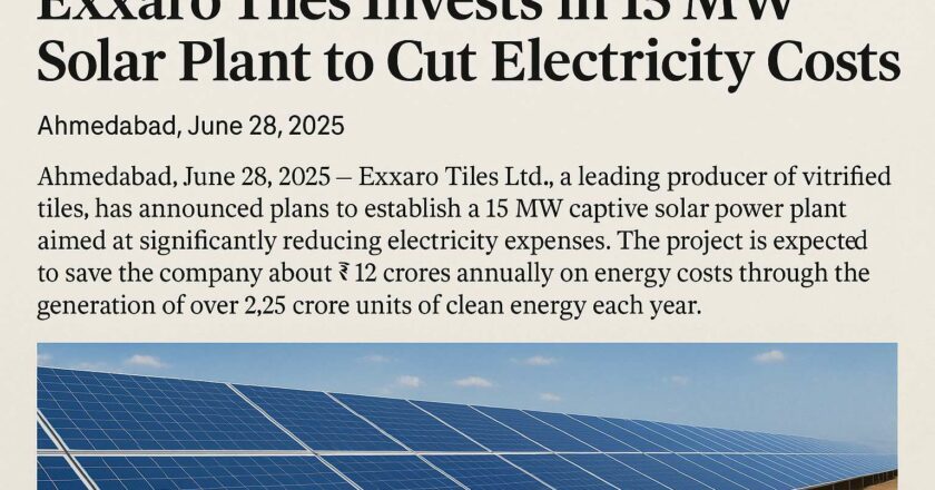 Exxaro Tiles Champions Solar Tech with Advanced 15 MW Captive Power Project