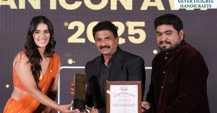 Sushmitha Jewellers Crowned Indian Iconic Silver Craft 2025 – Timeless Elegance in Every Piece: Sushmitha Jewellery Silver Filigree Handicrafts – Mr. Rajkumar Kanaparthi
