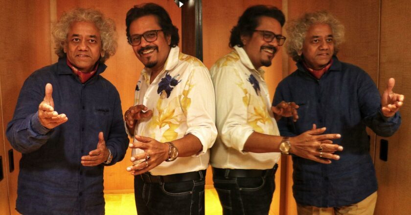 Two bodies one soul — A Cappella Alchemy , arranged and performed by Bickram Ghosh & Taufiq Qureshi