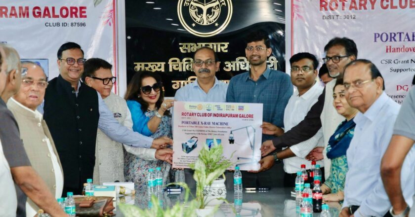 Revolution in Rural TB Diagnosis: Rotary Club Indirapuram Galore Donates Portable Digital X-ray Machine to Ghaziabad Health Department