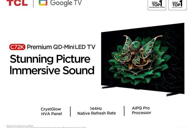 TCL pioneers premium QD MiniLED Technology with the launch of C72K