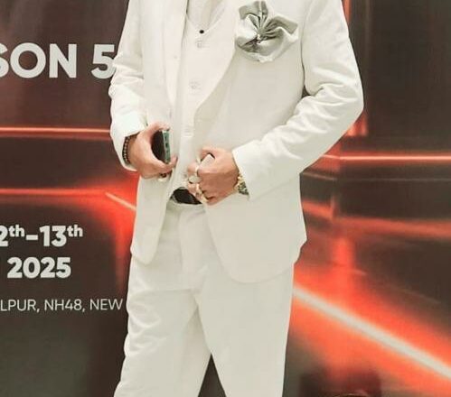 Mohd Haider Mukhtar Khan reprsenting Asia at Mr Universe