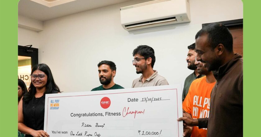 GNC India Crowns All Play No Work Internship Champion, Rishitha Devi Bonangi Transforms Herself and Wins ₹1 Lakh Cash Prize