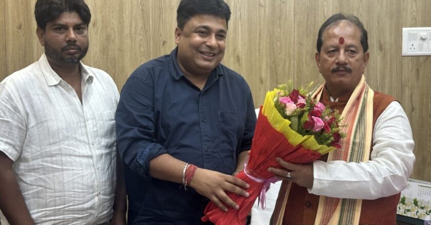 Narendra Kumar Meets Bihar Deputy CM to Propose Formation of Gau Seva Aayog