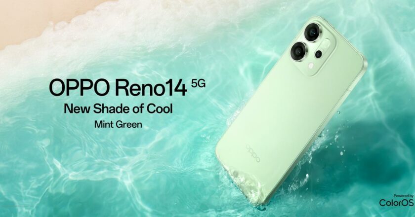 Riding High on 191% Sales Growth, OPPO Unveils Refreshing Mint Green Reno14 5G