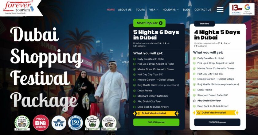 Experience the Dubai Shopping Festival 2026 – From India with Forever Tourism
