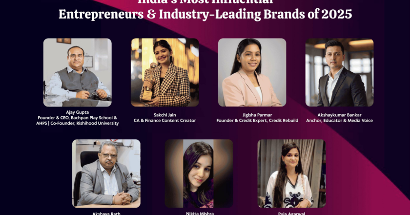 India’s Most Influential Entrepreneurs & Industry-Leading Brands of 2025 by Entrepreneur News Magazine