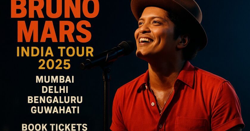 BRUNO MARS TO DEBUT INDIA TOUR IN NOVEMBER 2025: SR ENTERTAINMENT UNVEILS “COSMIC VIBE INDIA TOUR” ACROSS FOUR CITIES