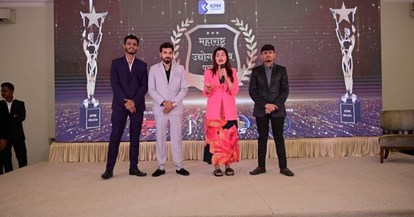 KPM Media Honors Entrepreneurs with ‘Maharashtra Udyog Gaurav Awards 2025’; Over 65 Awardees Felicitated by Actress Prarthana Behere