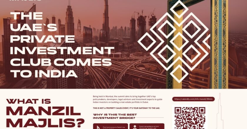 Manzil Majlis, a first-of-its-kind private UAE investment summit to be held in Mumbai