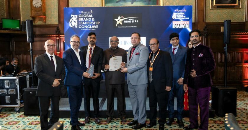 Finkeda Gets Honoured With India’s Rising Star Award at Global Brand and Leadership Conclave 2025