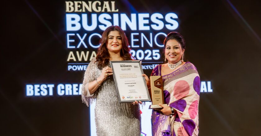 Shalini Sen’s Cocreate Network Crowned ‘Best Creative Agency of Bengal’ at Bengal Business Excellence Award 2025