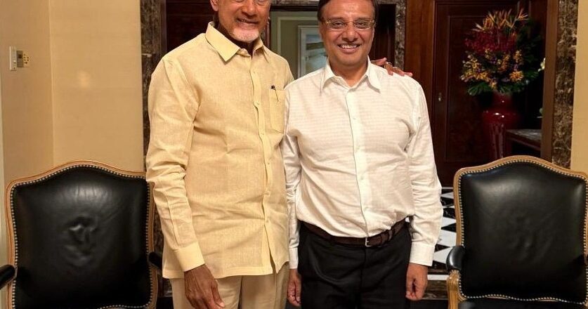 Mr Prasoon Mukherjee Meets Hon’ble CM of Andhra Pradesh