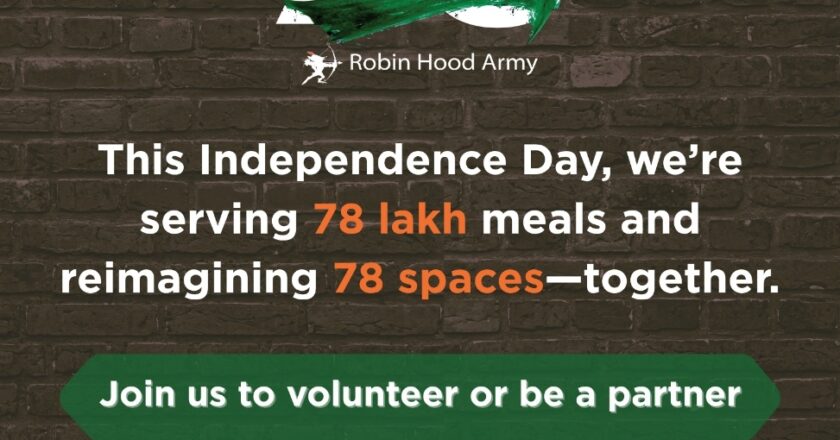Robin Hood Army Conducts Nationwide Mission to Serve 78 Lakh Citizens and Transform 78 Community Spaces
