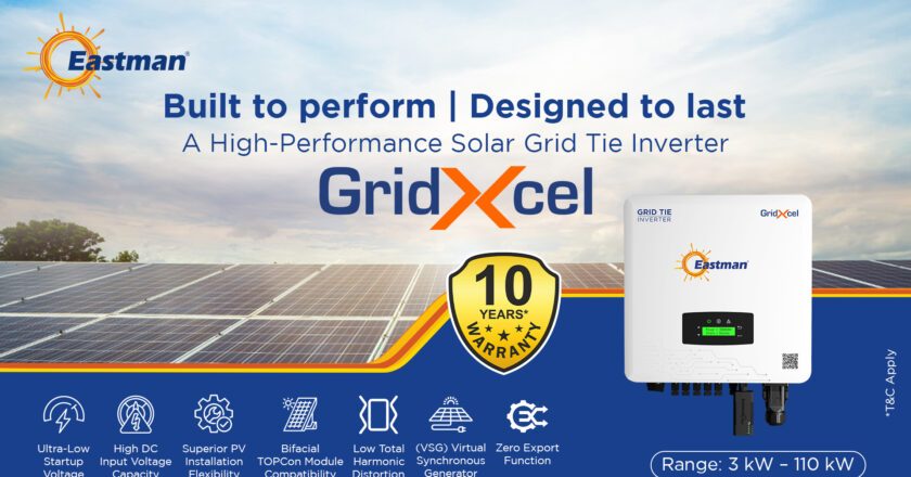 Eastman Launches Grid Tie Inverters (GridXcel): A Bold Foray into the Commercial & Industrial Solar Segment