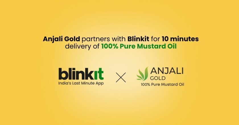 Anjali Gold Partners with Blinkit to Enable Direct-to-Consumer Delivery of 100% Pure Mustard Oil