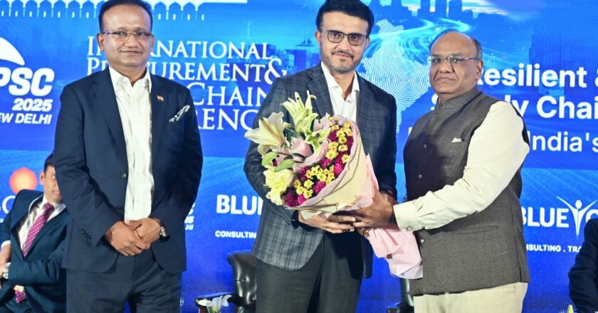 India has the potential to lead globally in the supply chain domain, and the journey begins with empowering our youth” said Sourav Ganguly at the International Procurement and Supply Chain Conference