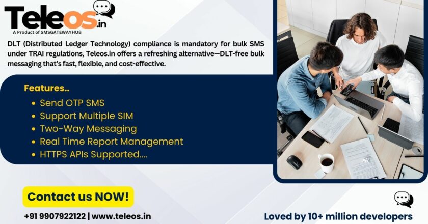 Revolutionizing Bulk SMS: How Teleos.in Enables DLT-Free Messaging in Globally
