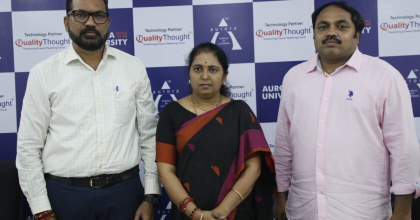 Aurora University Signs MoU with Quality Thought Info Systems to Enhance B.Tech Opportunities for Students