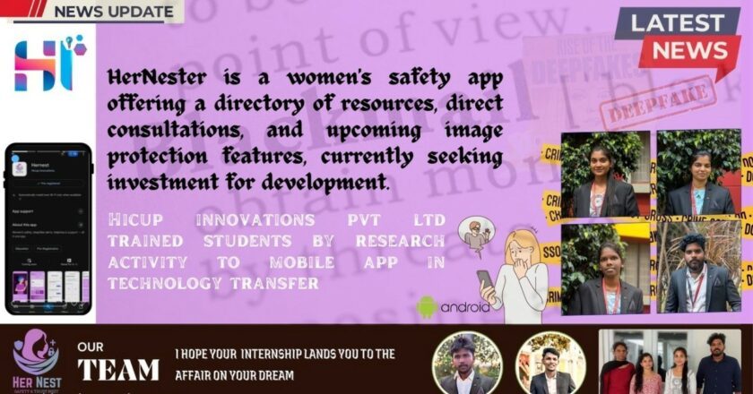 HerNester: Forging a Safer Tomorrow for Women, a Comprehensive Ecosystem from Coimbatore to Whole India