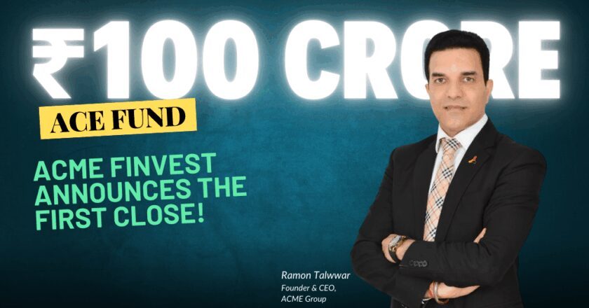 ACME Finvest’s ACE Fund Seals ₹100 Crore First Close, Pushing India’s Alternatives Investment Market Forward