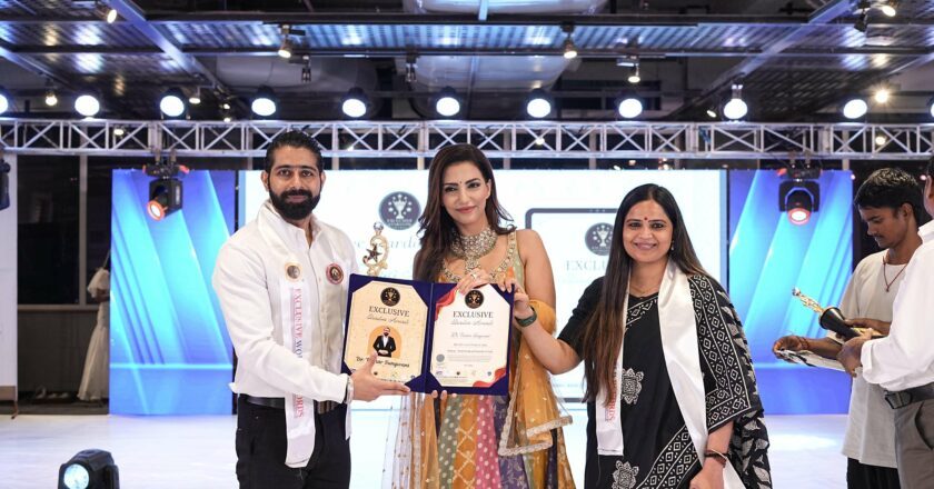 Dr. Tushar Sungwani Honored as “Rising Faculty and Counsellor of India” at Jaipur Ceremony