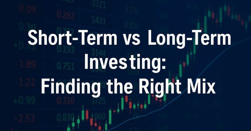 Short-Term vs Long-Term Investing: Finding the Right Mix