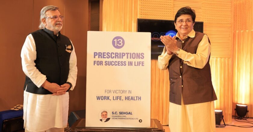 Ozone Pharmaceuticals CMD launches his latest book 13 Prescriptions for Success in Life