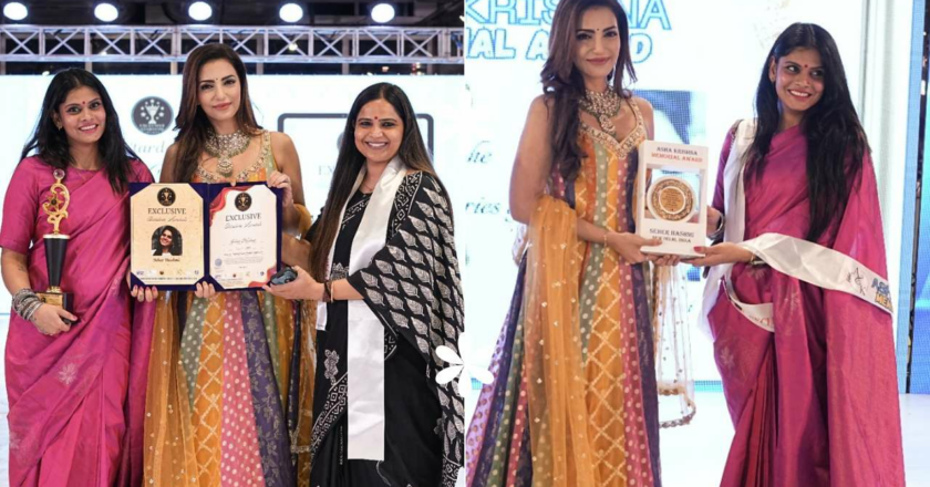 Seher Hashmi Honored with Exclusive Stardom Awards 2025 and Asha–Krishna Memorial Award in Jaipur