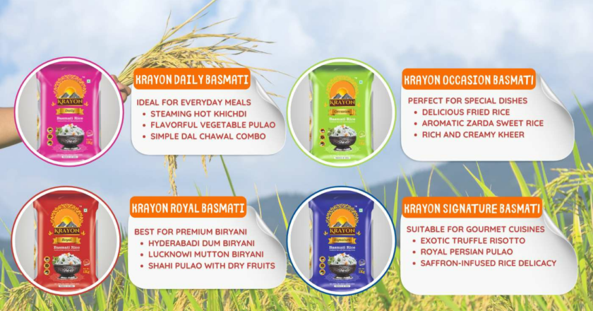Krayon Grains announced nationwide retail push for its Himalayan-grown Premium basmati Rice portfolio crafted by a 42-year legacy in rice business