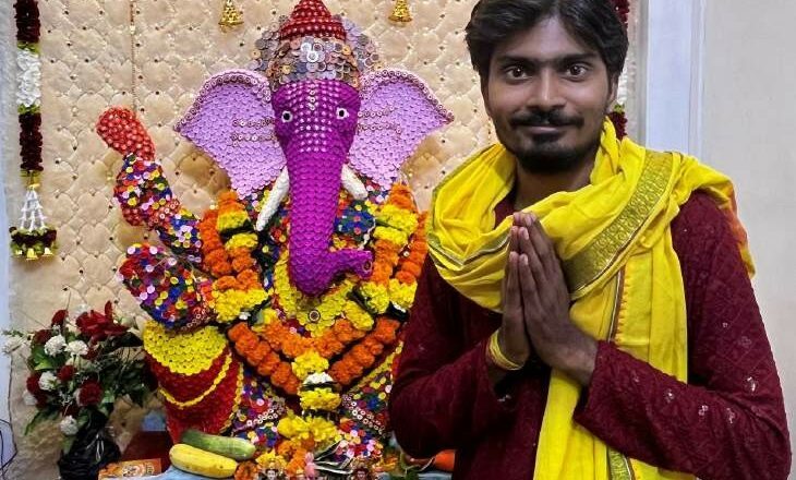 Eco-Friendly Button Ganesh Idol Unveiled at Rubriks Academy