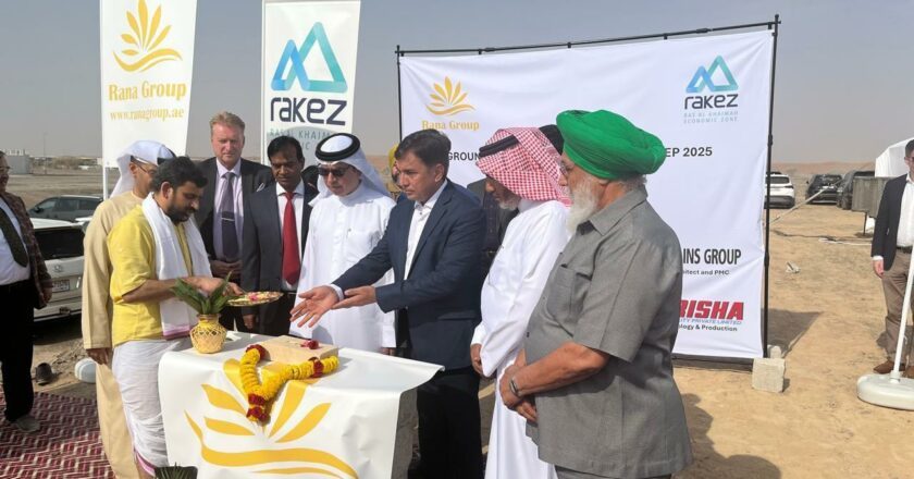 Groundbreaking Ceremony of Erisha Smart Manufacturing Hub of Rana Group in Ras Al Khaimah, UAE